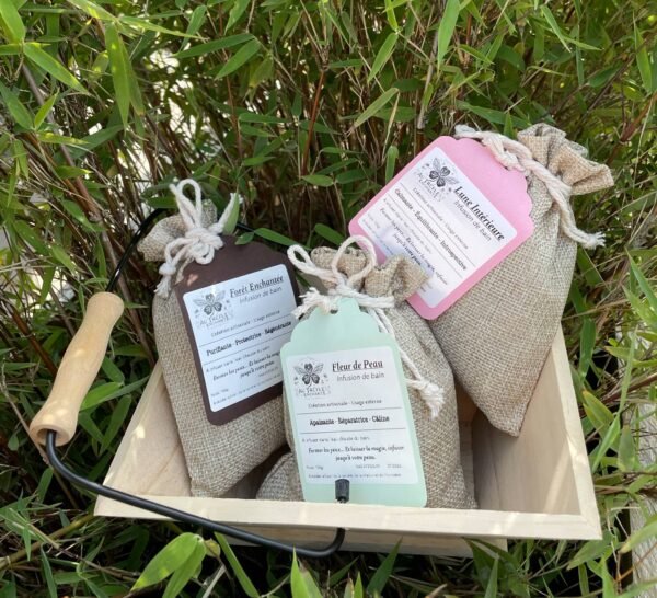 Trio d’Infusions de Bain – Rituel de soins naturels